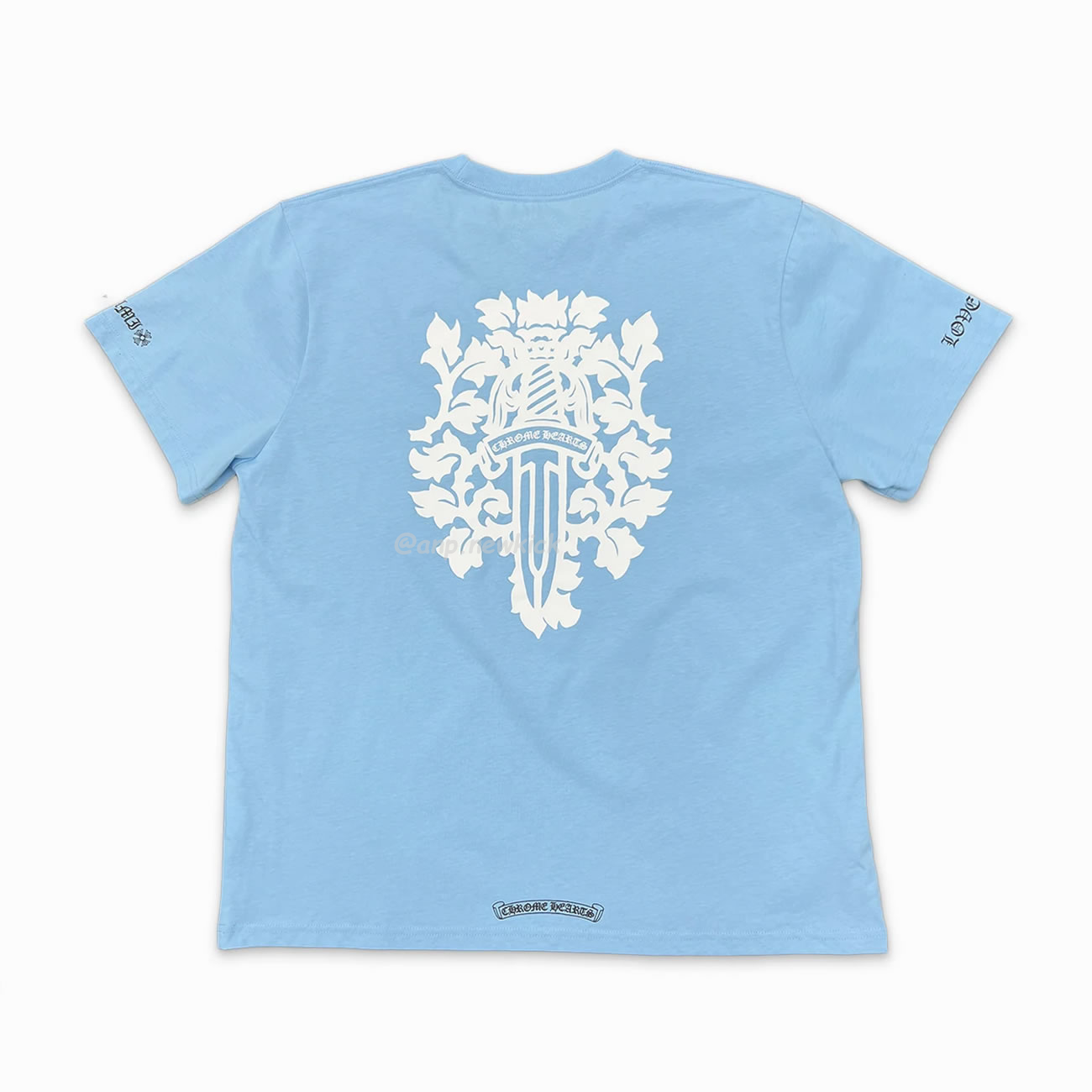 Chrome Hearts Vine Dagger T Shirt Baby Blue (3) - newkick.vip